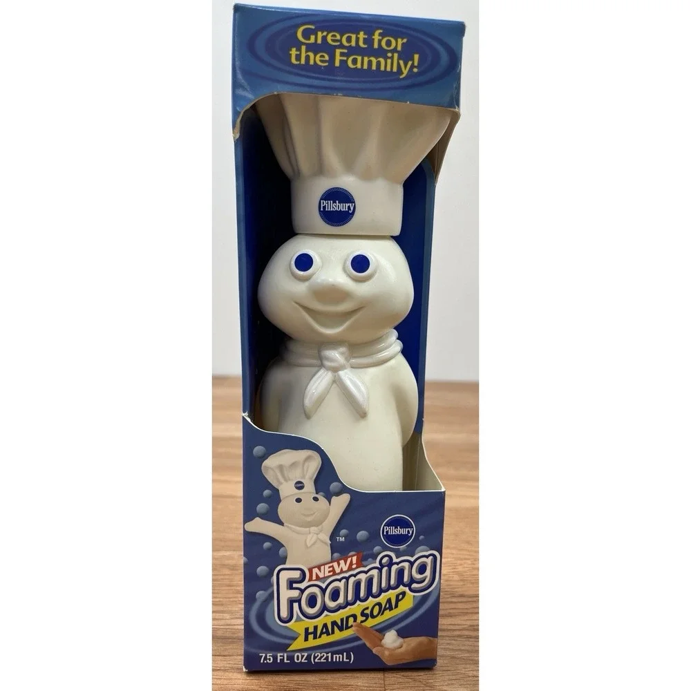 Vintage Pillsbury Doughboy Collectible Foaming Hand Soap (Still Full) NEW in Box